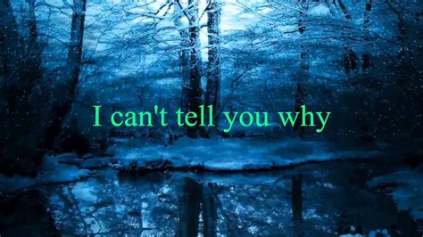 i can t tell you why lyrics|eagles icant tell you why.